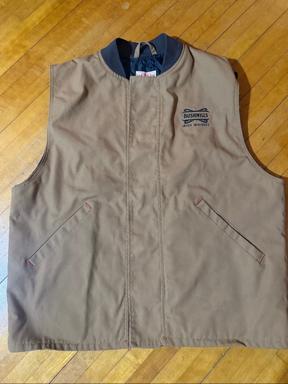 Red Kap Vest Bushmills Irish whiskey canvas vest light weight